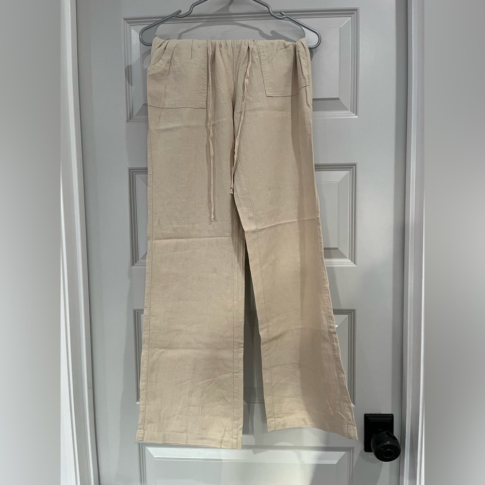 Linen pants size medium